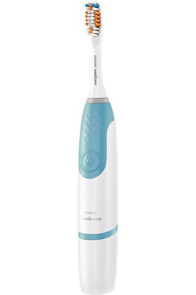 Philips Sonicare PowerUp Battery Toothbrush HX3631/06, Size M, Scuba Blue, Semi-Automatic, Adult