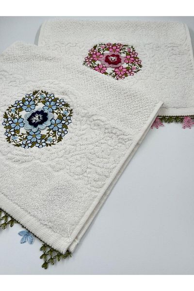 EvremStore Prosop de bucătărie pentru cadou și cadou, realizat manual cu două ace, 30x50