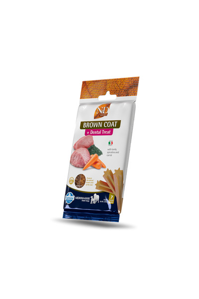 N&D TREAT ND BROWN KUZU HAVUÇ SPIRULINA BROWN COAT DİŞ SAĞLIĞI KUZU SPİRULİNA...