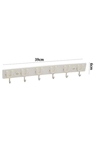 Generic Self-adhesive wall hanger with 6 hooks