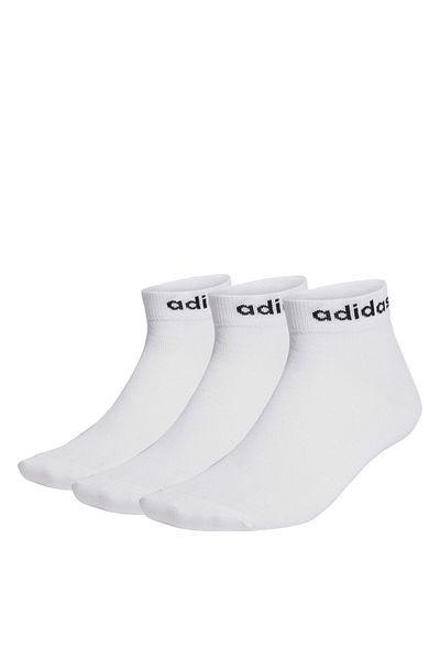 adidas جوارب Think Linear بطول الكاحل - 3 أزواج