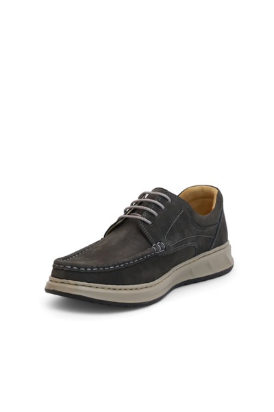 Konfores 2132 Genuine Leather Top Quality Anatomical Sole Men's Daily Casual Shoes