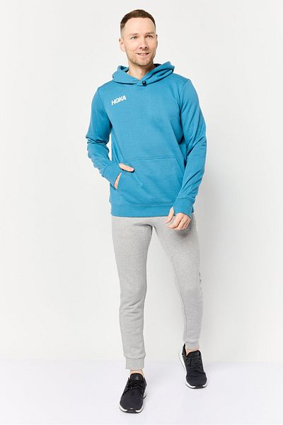 hoka Men Sportswear Fit Long Sleeves Outdoor Hoodie, Teal