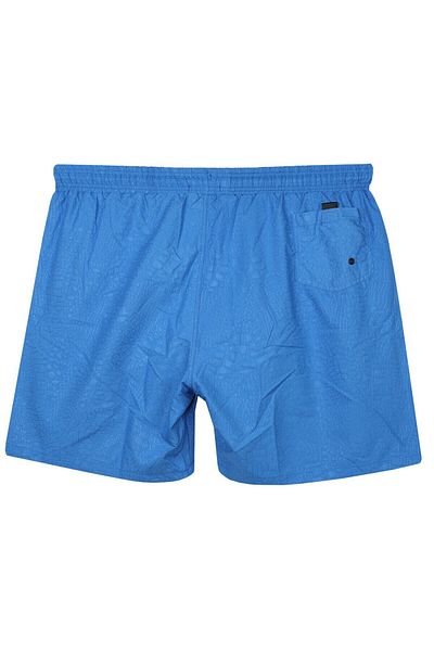 tambattal Men's Plus Size Swim Shorts Seersucker Printed