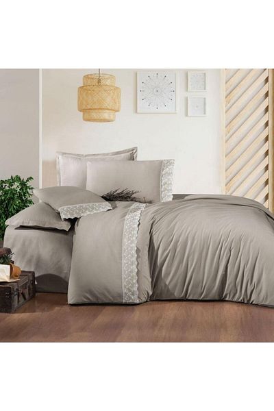 Clasy DOUBLE PERSONAL Duvet Cover Set BRITTA V5 BEIGE