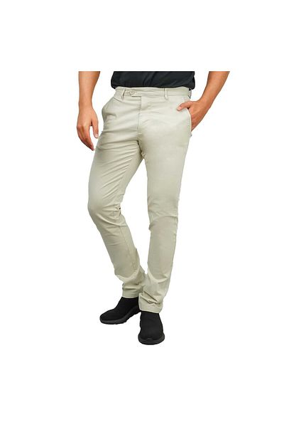 Giordano Men's Cotton Spandex Twill Slim fit Khakis