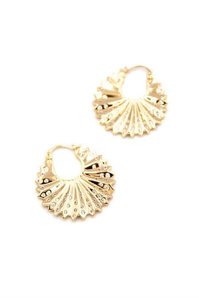 Royaleks Jewelled Earrings - Gold