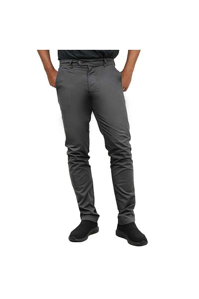 Giordano Men's Cotton Spandex Twill Slim fit Khakis