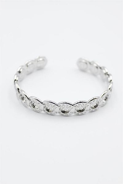 MR RZN STORE Button Bracelet - Silver