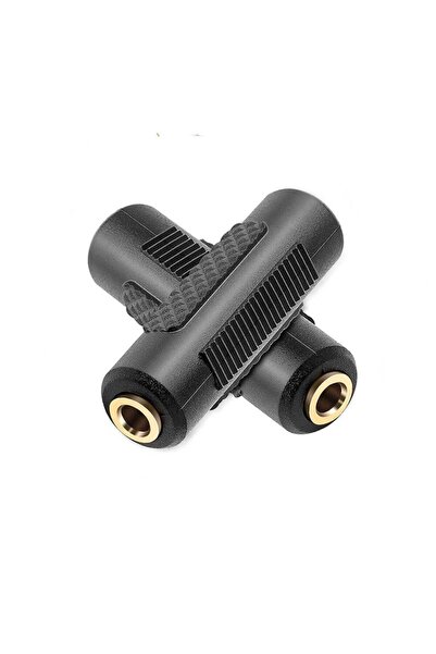 Koodmax 2 Adet - 3.5mm Stereo Dişi / Dişi Aux Kulaklık Mikrofon Ses Uzatma Ad...