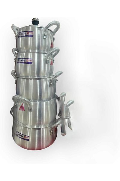 Other 6-Piece High-Quality Stainless Steel Cookware Set with Comfortable Handles