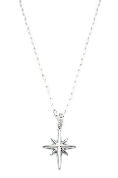 MR RZN STORE North Star Necklace - Silver