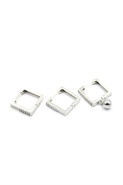 Royaleks 3 Ball Earrings - Silver