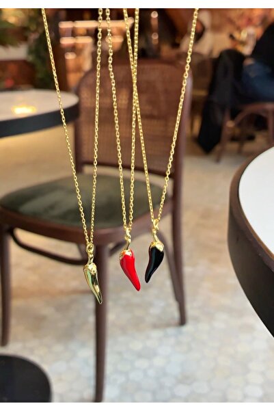 Miltonia 925s Gümüş Biber Kolye