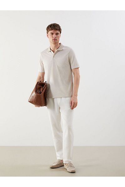 LC Waikiki Ανδρικό T-Shirt Polo Neck Pique
