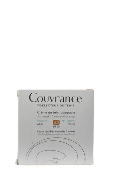 Avene Couvrance Compact Foundation for Dry Skin 04 Honey SPF 30, 10 g