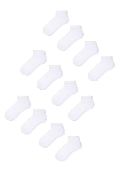 MEM SOCKS 12 Pack Unisex Seamless Bamboo Booties Socks