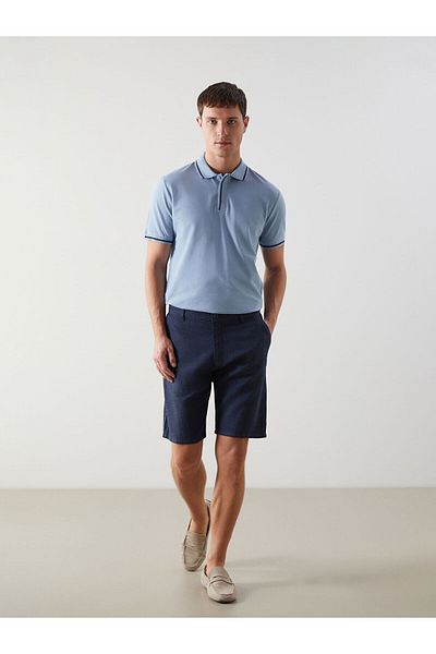 LC Waikiki Ανδρικό σορτς Standard Mold Linen Blend