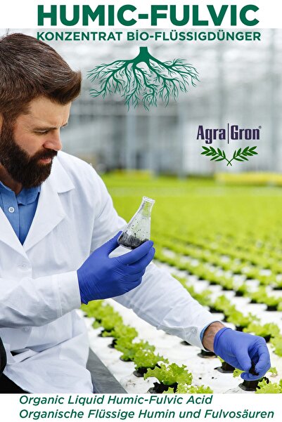 AgraGron Biohumagro Leonardit Menşeili Hümik Fülvik - Biohumagro 1 Lt. Organik Toprak Düzenleyici