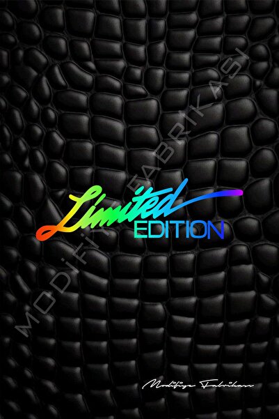 Modifiye Fabrikası Limited Edition Sticker Folyo - Hologram - 16 X 5 Cm