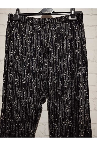 anne moda ankara Slim, summer, viscose cotton high waist, 2-pocket pants