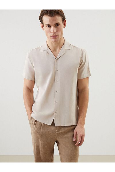 LC Waikiki Regular Fit Short Sleeve Men's Shirt