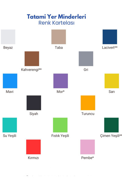 CARPAZAR Damla Desen Tatami Eva Spor Yoga Pilates Oyun Matı Halısı Minderi Puzzle 50x50 13mm 8 Adet 100x200