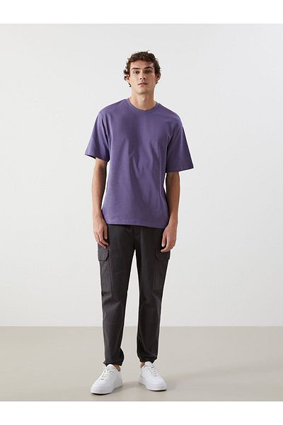 LC Waikiki Ανδρικό T-Shirt από βαμβακερό χτενισμένο λαιμό