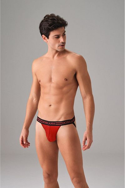 Doreanse Men's Fancy Mesh Detailed Jockstrap String