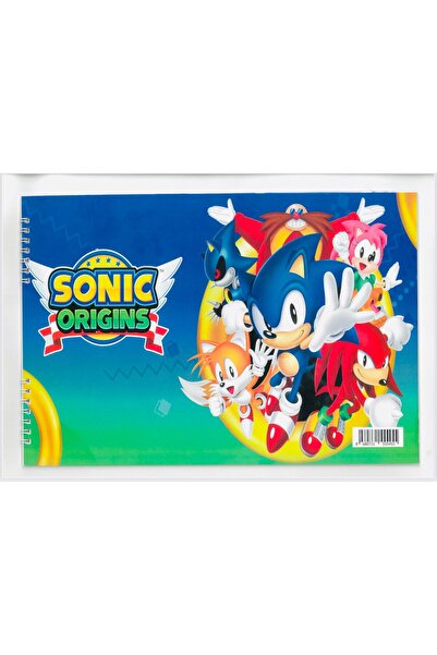 Deniz Oyuncak SONIC 25*35 SPRELLİ 15 SAYFA RESİM DEFTERİ