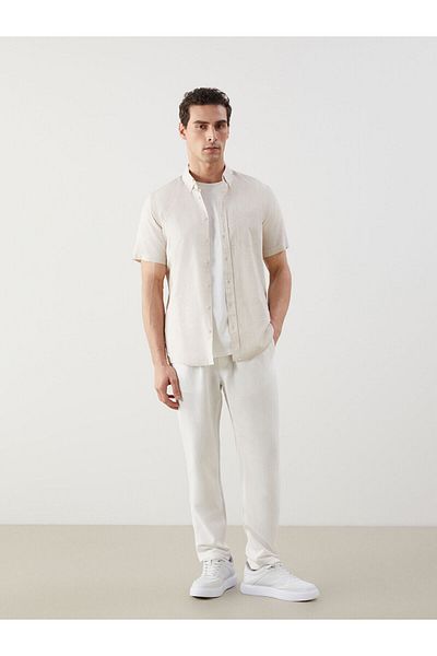 LC Waikiki Regular Fit Linen Blended Men's Shirt