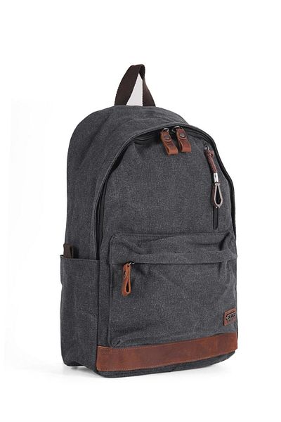 ÇÇS Canvas Backpack with Laptop Compartment