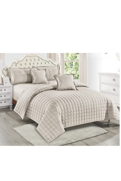 Moon 4-piece plain single duvet cover set