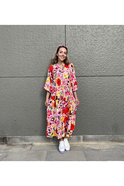 Leila Flowered Maxi Dress