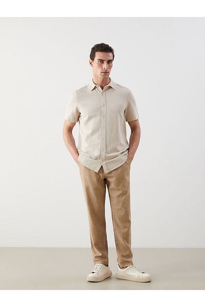 LC Waikiki Regular Fit Short Sleeve Men's Shirt