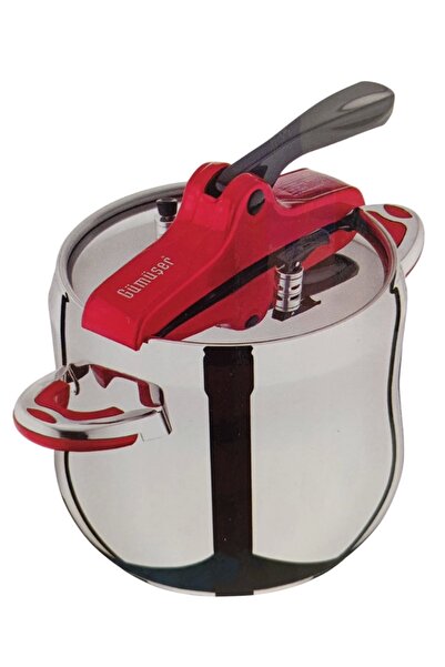 Gümüşer Klasik Düdüklü Tencere 9 Lt- Paslanmaz Çelik 304 Kalite