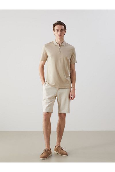 LC Waikiki Ανδρικό σορτς Standard Mold Linen Blend