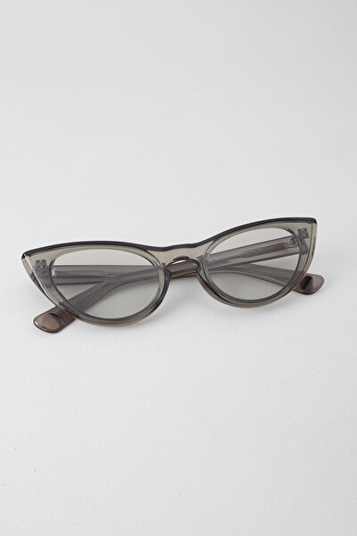 Kapin Luno Cateye Acetate Frame Premium Women's Sunglasses - Gray