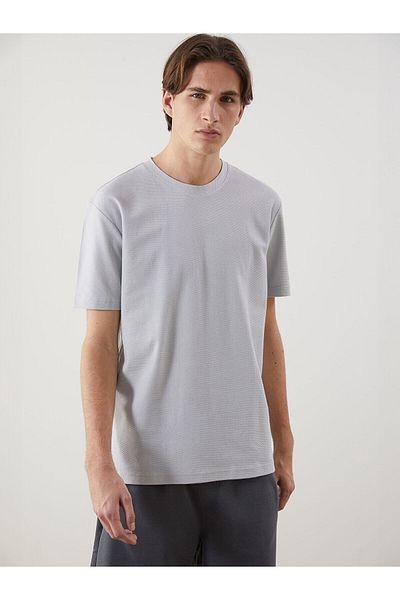LC Waikiki Tricou bărbătesc din bumbac pieptănat cu gât crew