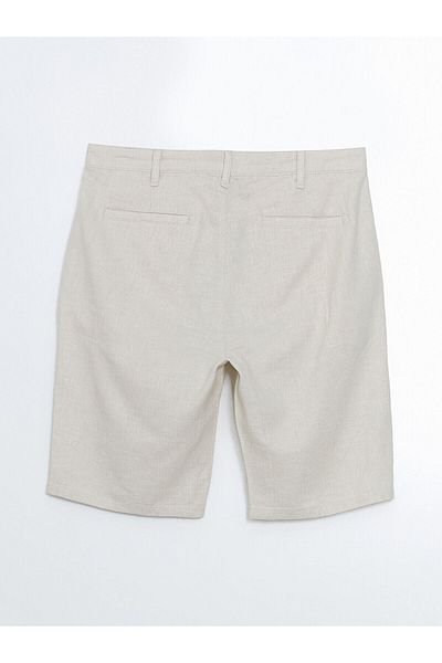 LC Waikiki Ανδρικό σορτς Standard Mold Linen Blend