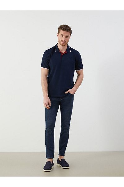 LC Waikiki Ανδρικό T-Shirt Polo Neck Pique