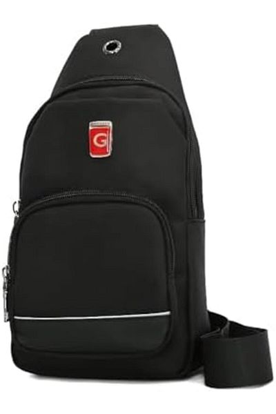 Giordano Shoulder Bags, Black, 12×7.9×3.95