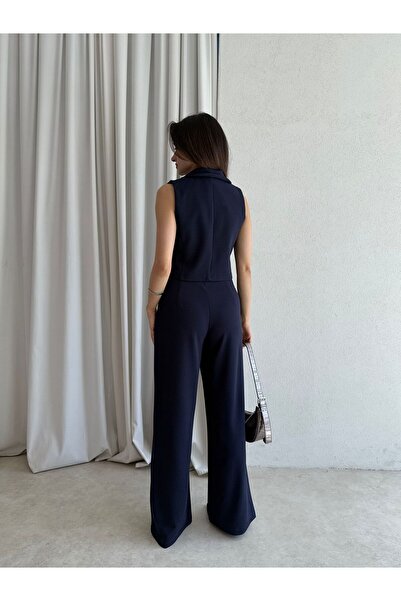 Mooi Butik Seppa Suit 4862 - Navy Blue