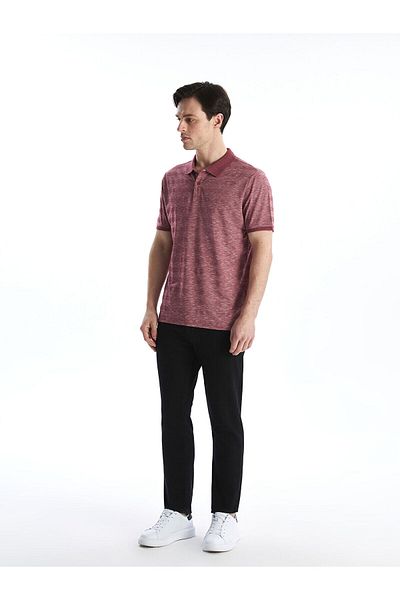 LC Waikiki Ανδρικό μπλουζάκι με μοτίβο Polo Collar