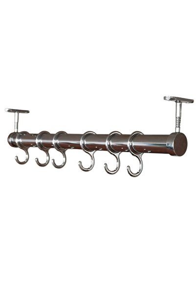 Adilon Mutfak Tezgah Üstü 40CM Yuvarlak Askı Borusu Seti, Tavan Askı Aparatı ...