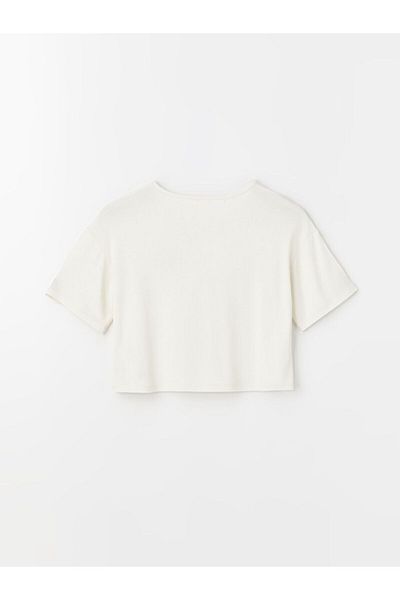 LC Waikiki Top de pijama pentru femei cu mâneci scurte cu decolteu în V