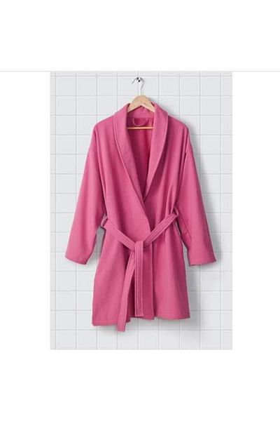 ÇAĞTEXX 100% Cotton High Water Absorption Capacity Single Bathrobe