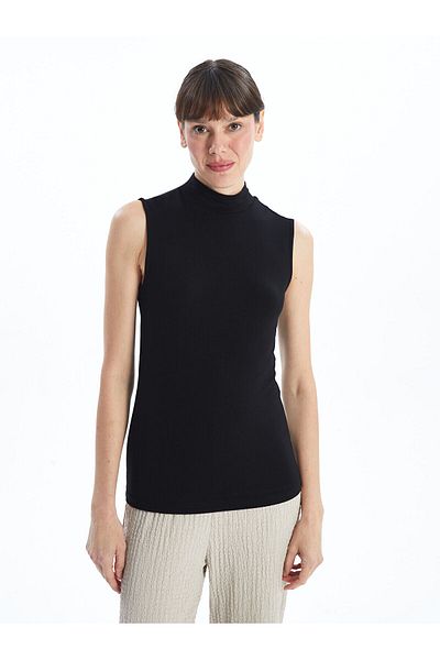 LC Waikiki Γυναικείο κορμάκι Stand-up Collar