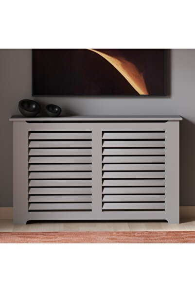SCB Mobilya PANJUR PETEK KAPLAMA DRESUAR 125 CM GRİ