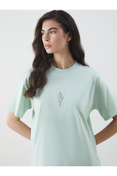 LC Waikiki Crew Neck Printed Women's T-Shirt